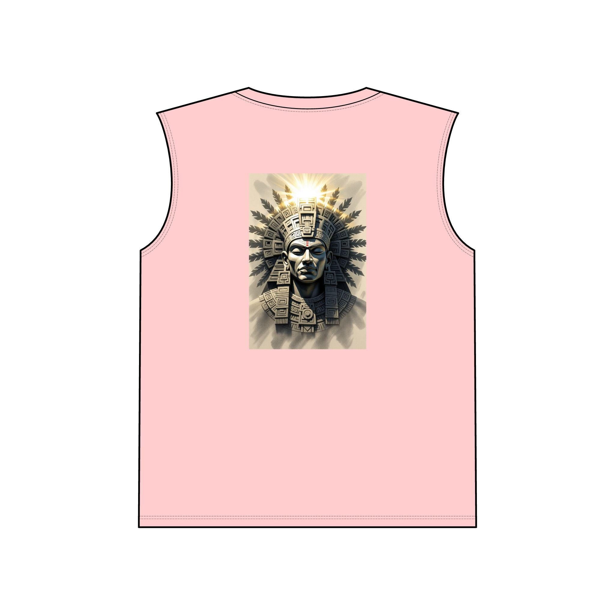 Tribal Art Muscle Tank Top: Aztec Print, Summer Festival Wear