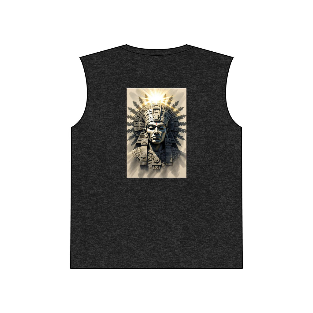 Tribal Art Muscle Tank Top: Aztec Print, Summer Festival Wear