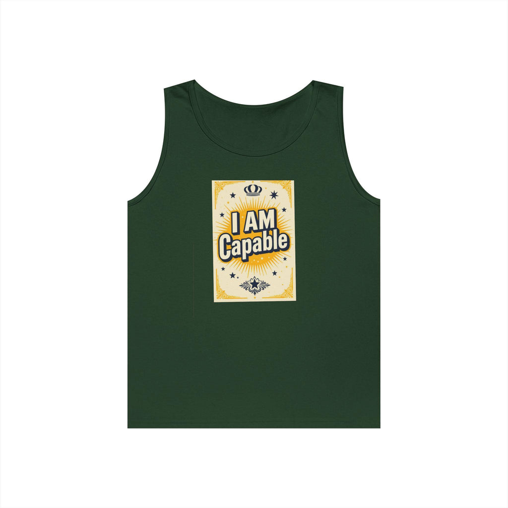 I AM Capable Unisex Tank Top: Motivational Fitness Apparel