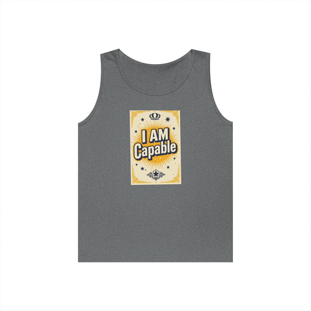 I AM Capable Unisex Tank Top: Motivational Fitness Apparel