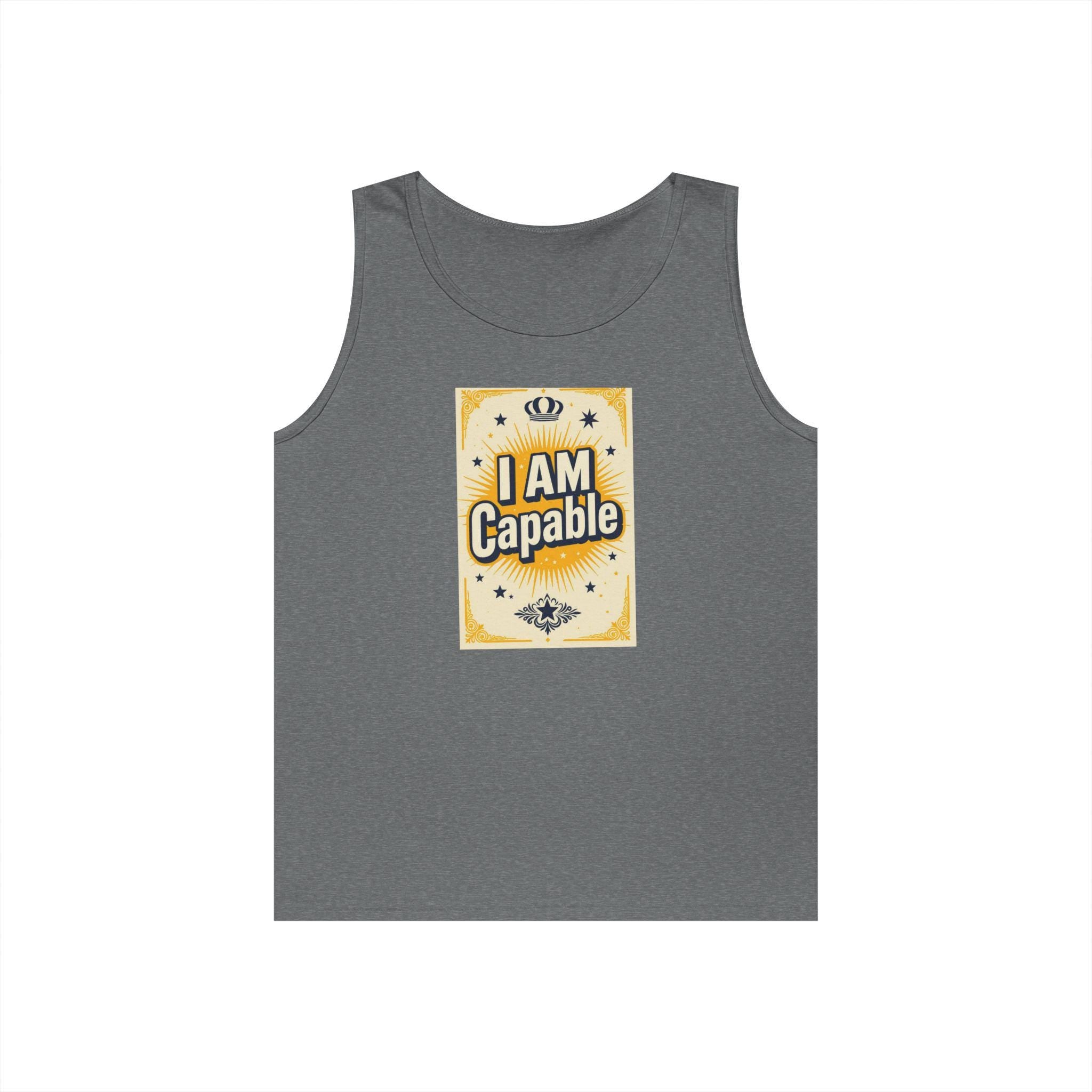 I AM Capable Unisex Tank Top: Motivational Fitness Apparel