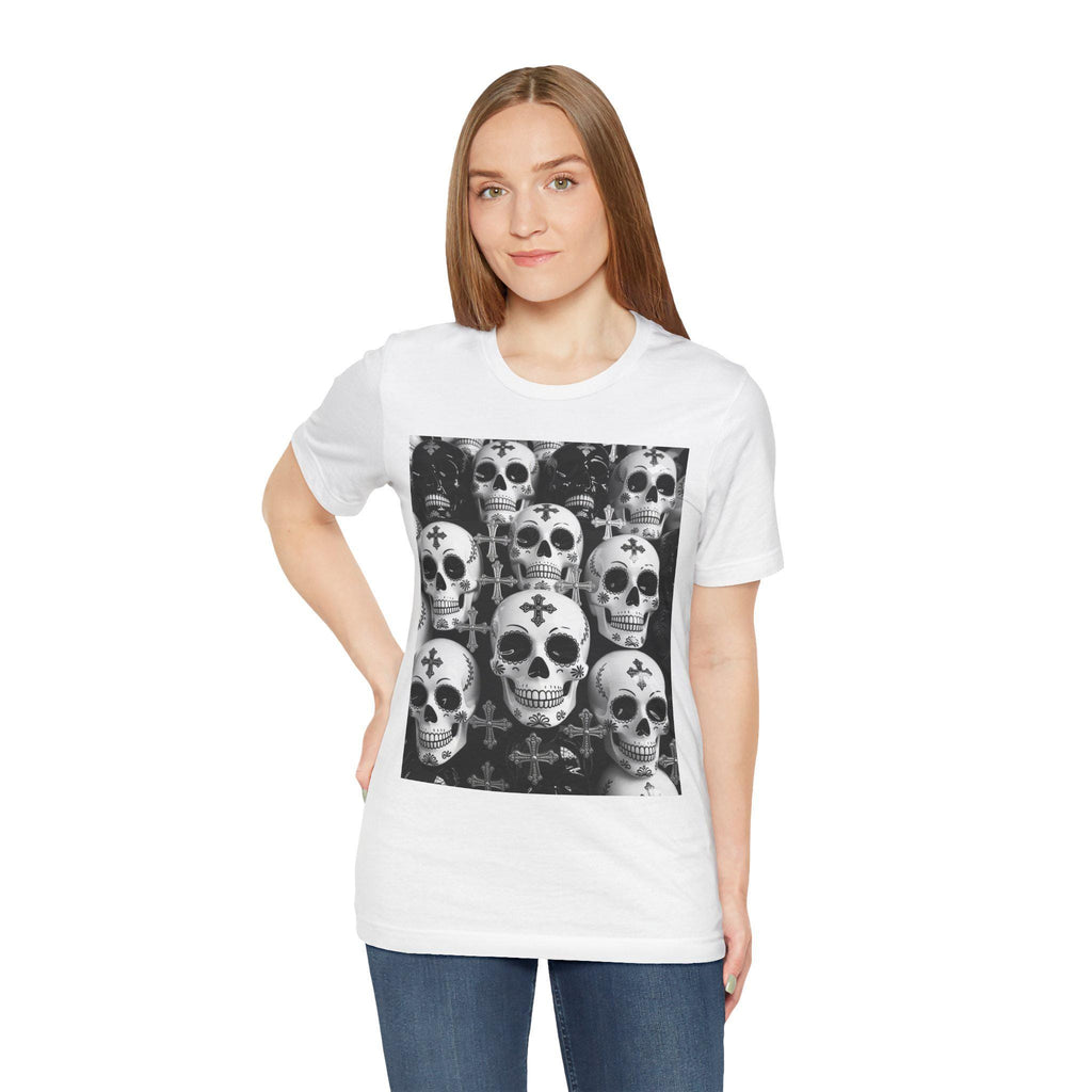 day of the dead Graphic Tee, Casual Wear, Halloween Shirt, Festival Outfit, Unique Gift Idea, Unisex Jersey Tee