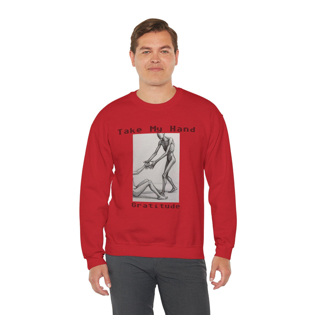 Gratitude Crewneck Sweatshirt: Cozy Unisex Fashion