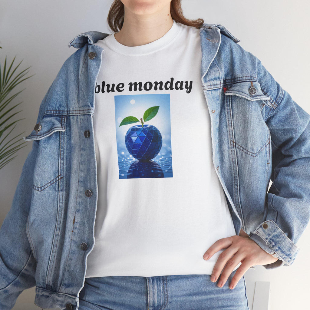 Blue Monday Graphic Tee - Unisex Heavy Cotton T-Shirt