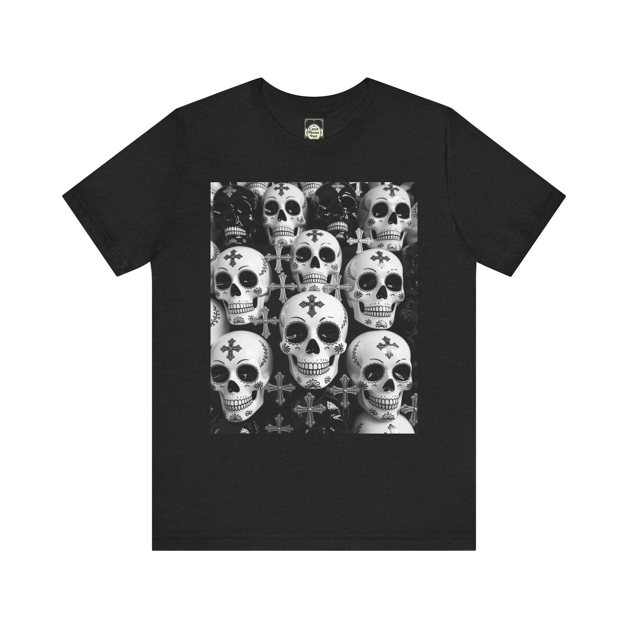 day of the dead Graphic Tee, Casual Wear, Halloween Shirt, Festival Outfit, Unique Gift Idea, Unisex Jersey Tee