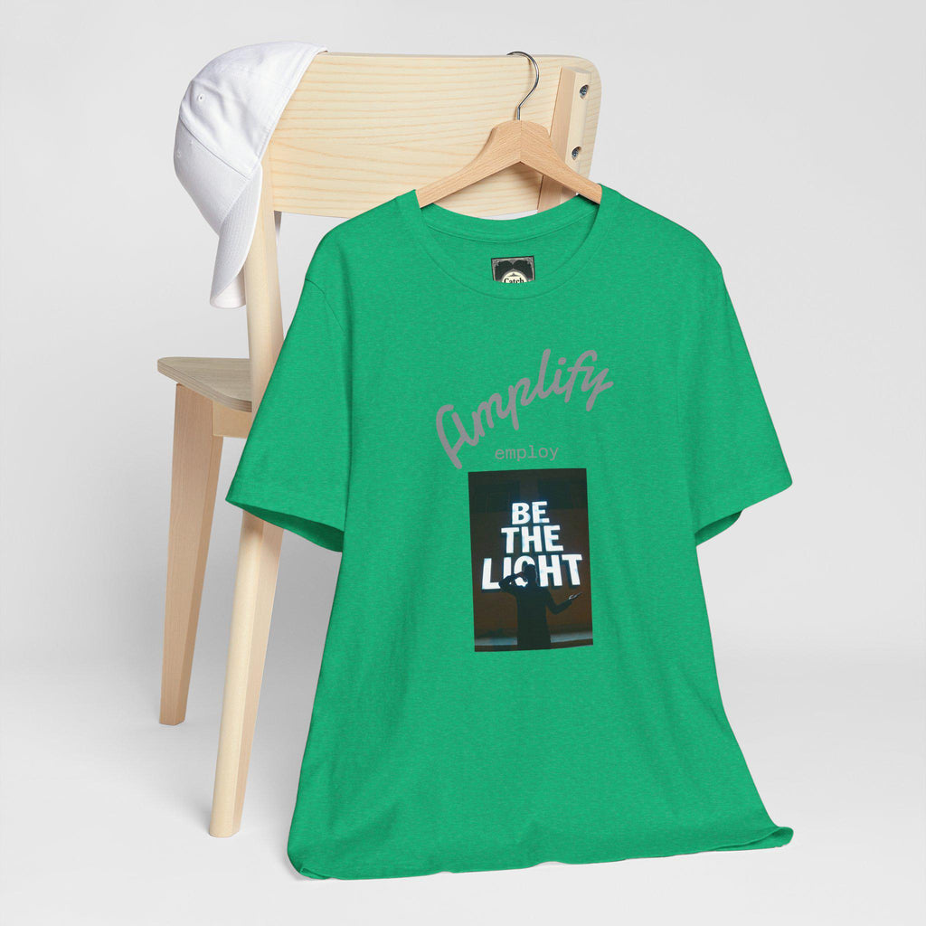 Be The Light Shirt: Unisex Inspirational Cotton Tee