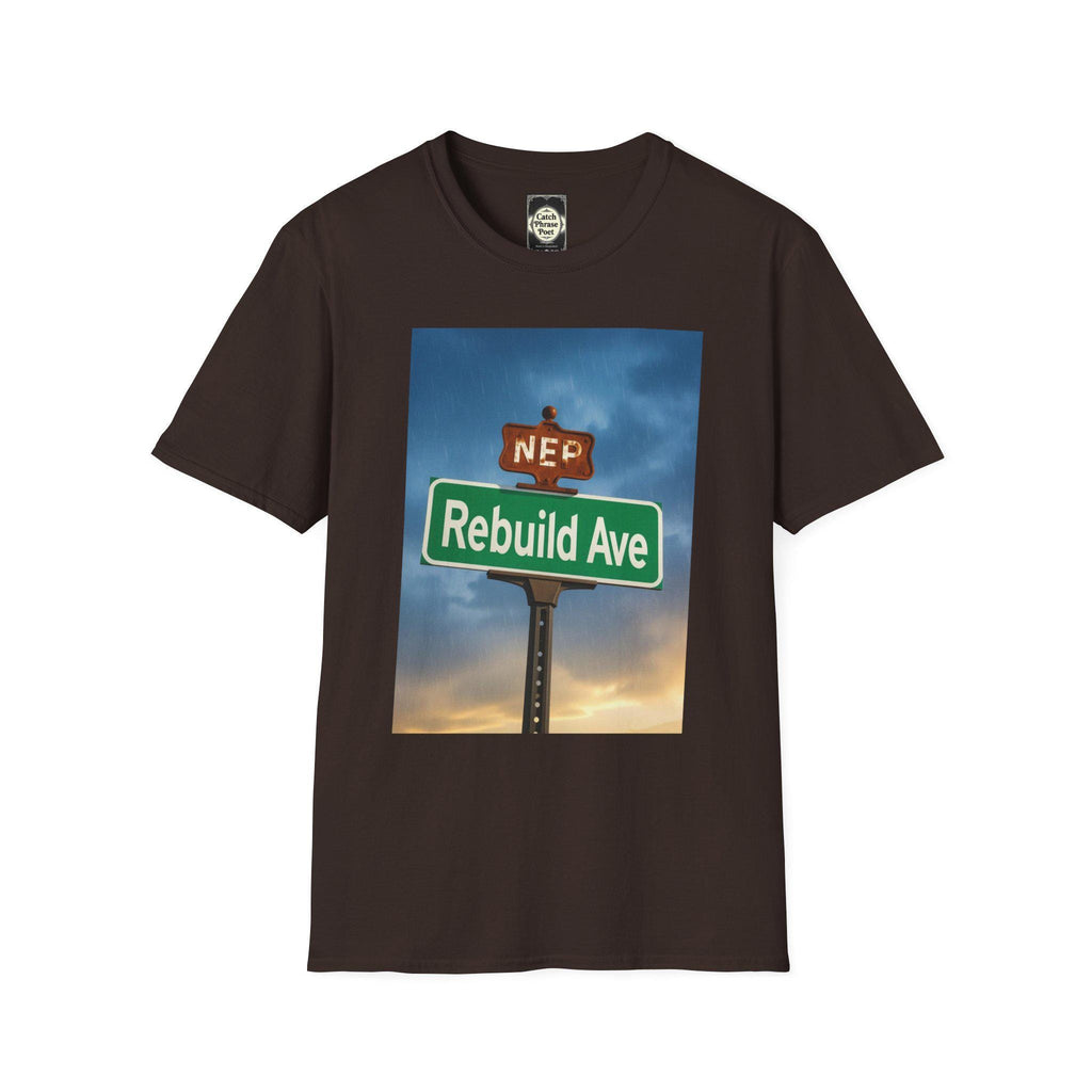 Rebuild Avenue Graphic T-Shirt: Positive Change, Unisex Tee