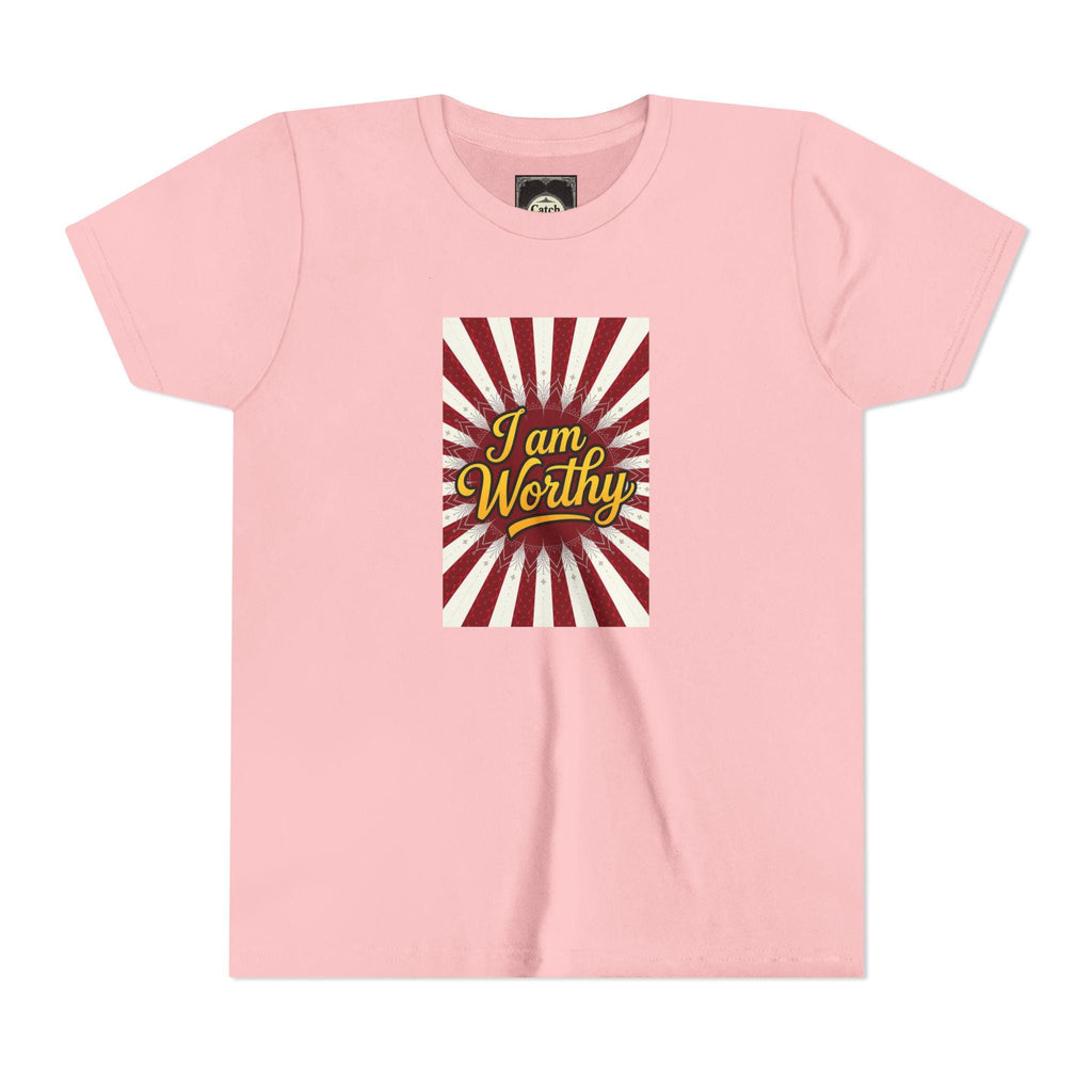 I am Worthy Youth Tee: Inspirational Kids T-Shirt
