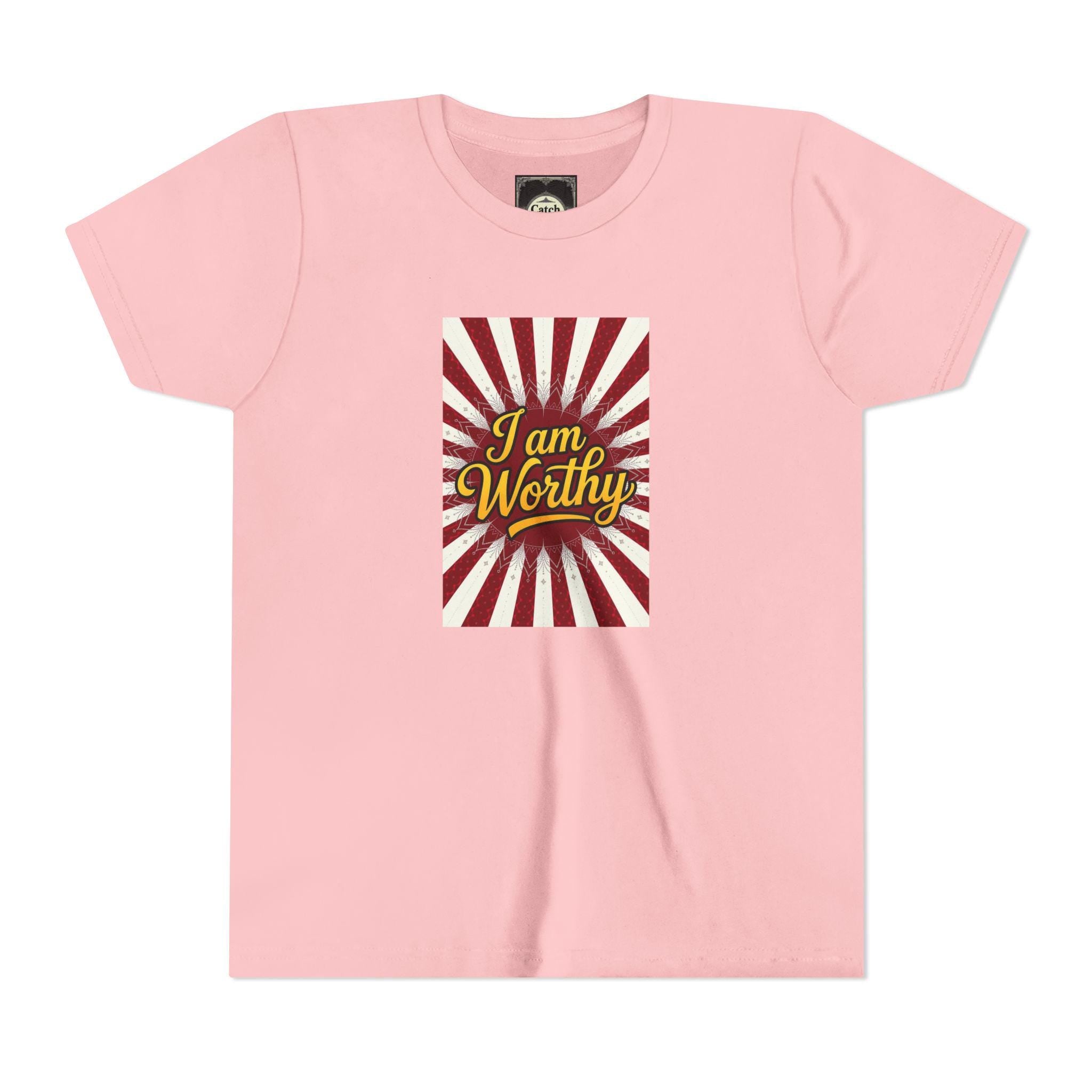 I am Worthy Youth Tee: Inspirational Kids T-Shirt