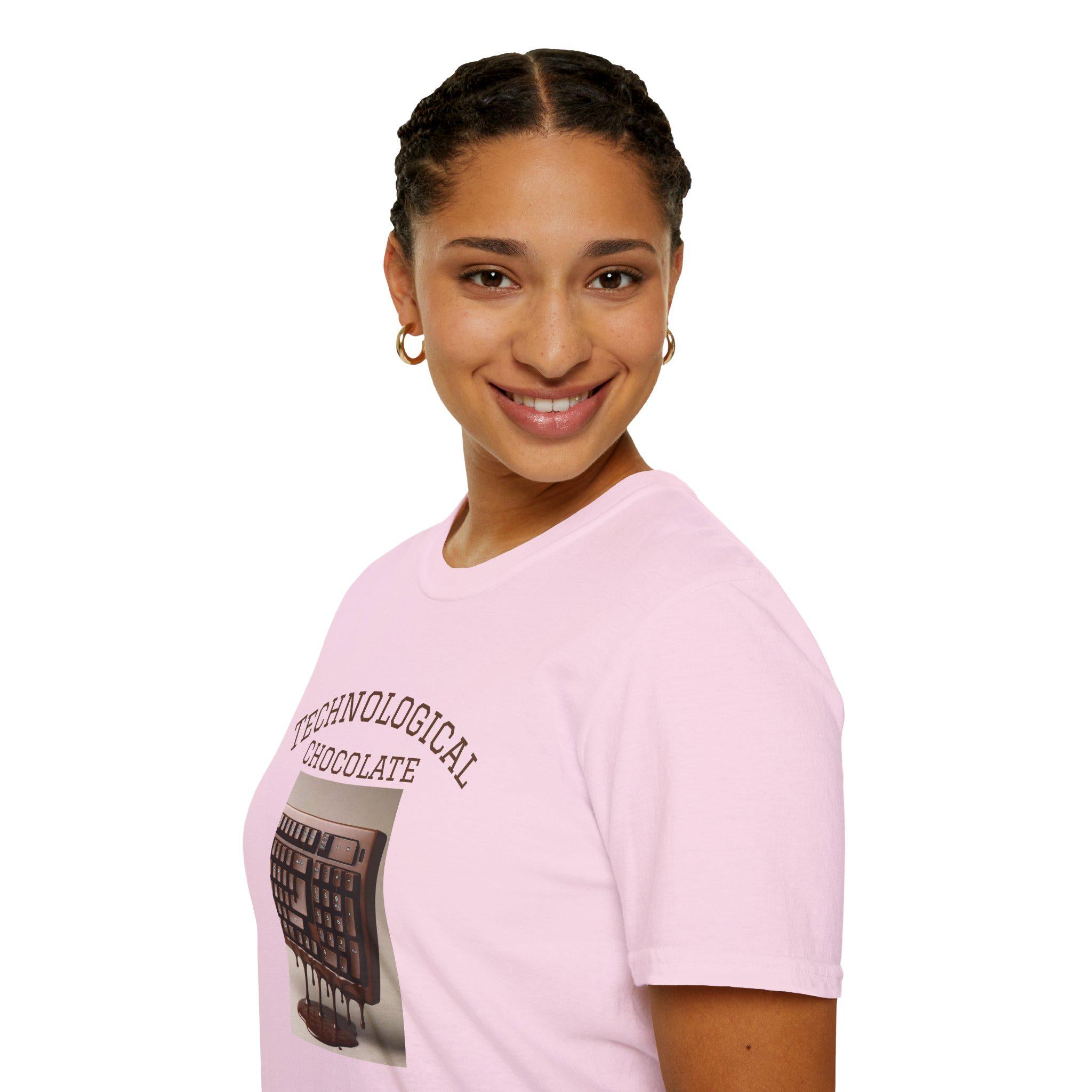 Sweet Tech T-Shirt: Chocolate Keyboard - Foodie Gift