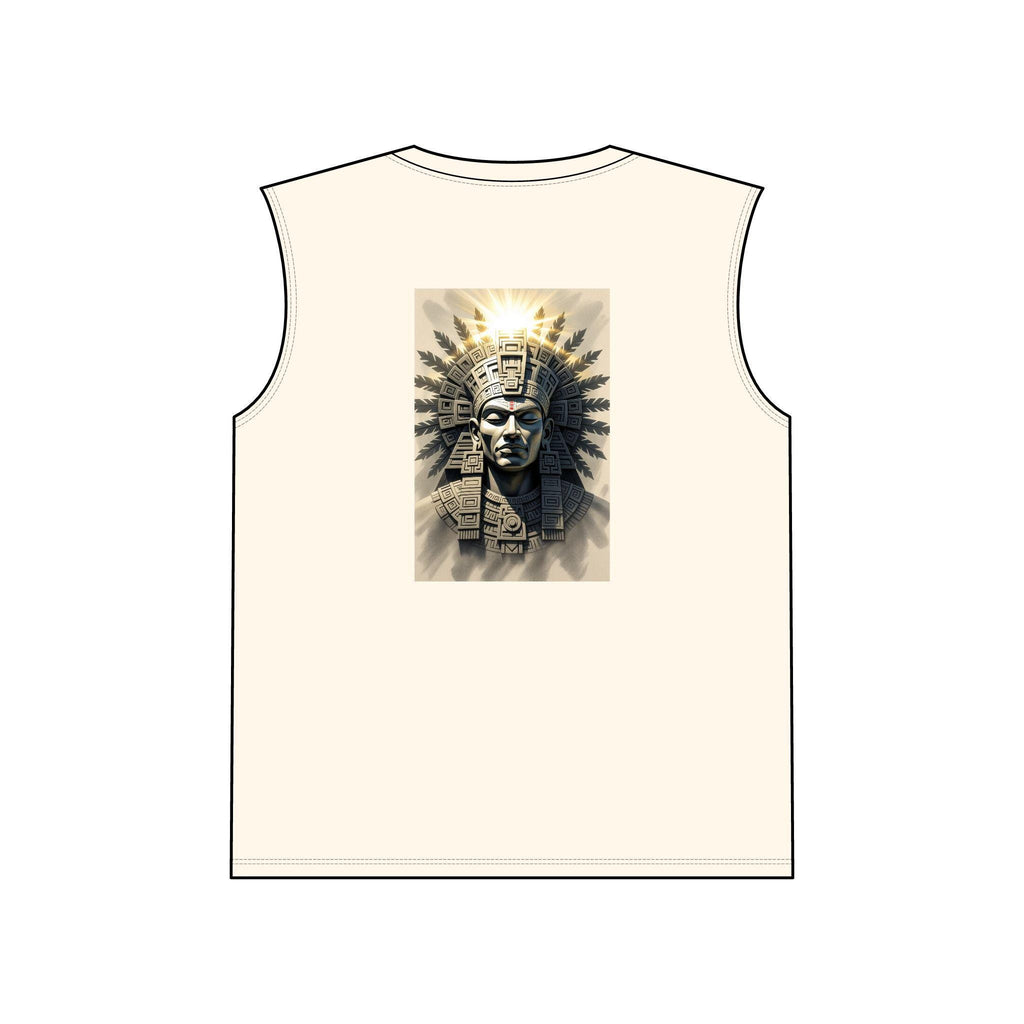 Tribal Art Muscle Tank Top: Aztec Print, Summer Festival Wear