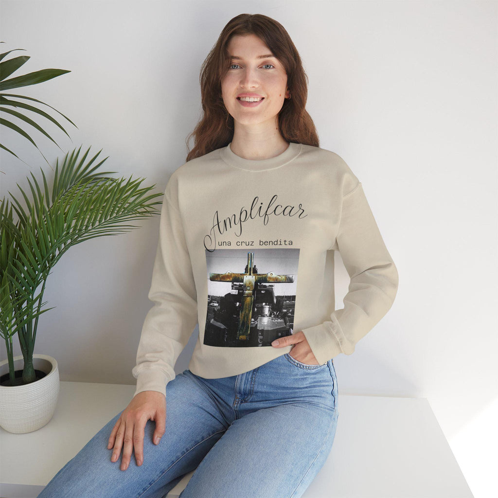 Amplify Your Faith Sweatshirt | Unisex Crewneck with Inspirational Design