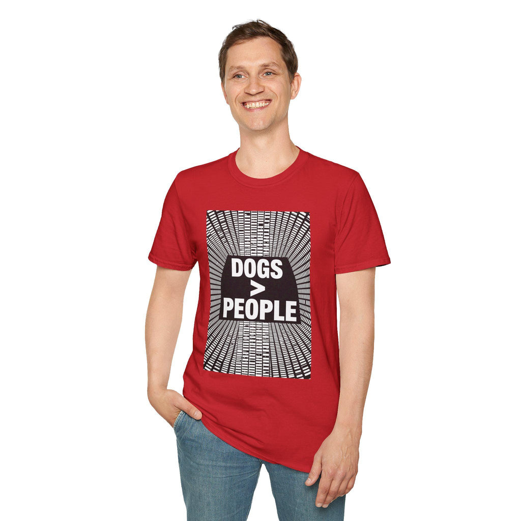 Dogs > People T-Shirt: Humorous Dog Lover Tee