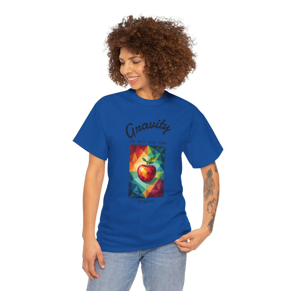 Poetic Gravity T-Shirt: Universe Vibes Astronomy Top