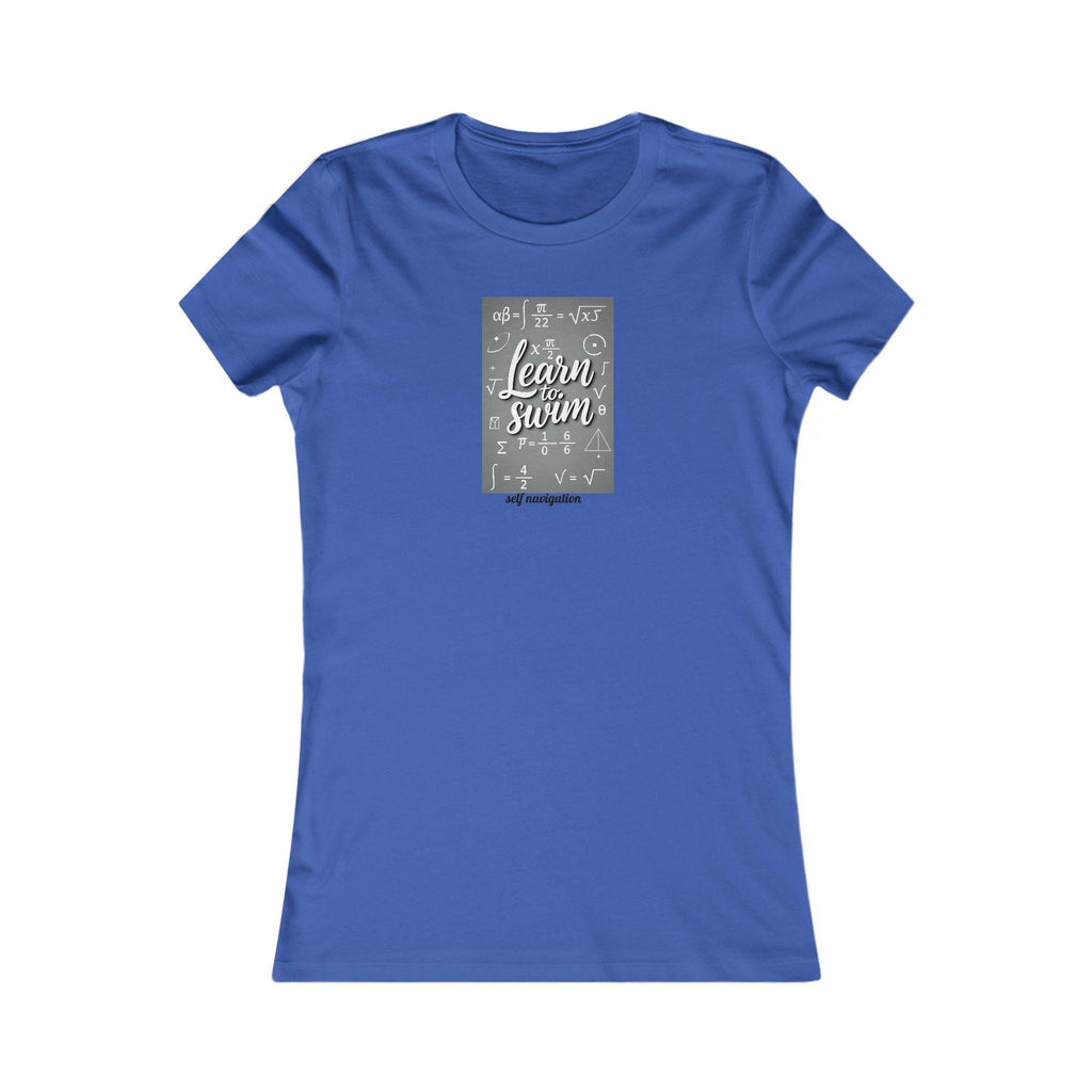 Learn to Swim Women's Tee: Summer Beach Top