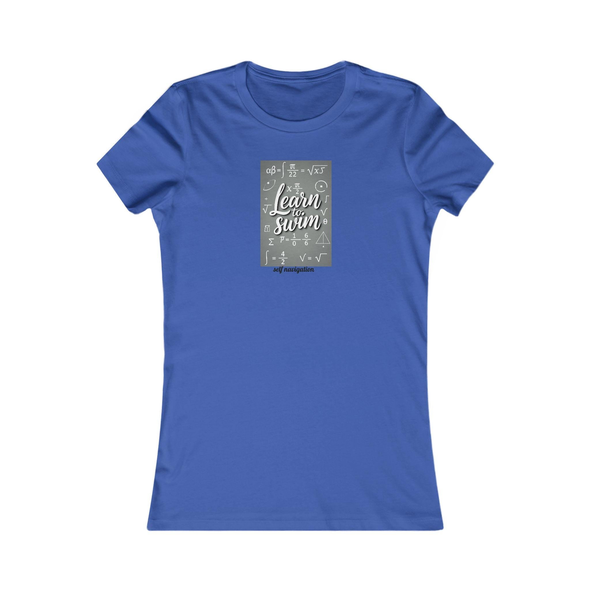 Learn to Swim Women's Tee: Summer Beach Top