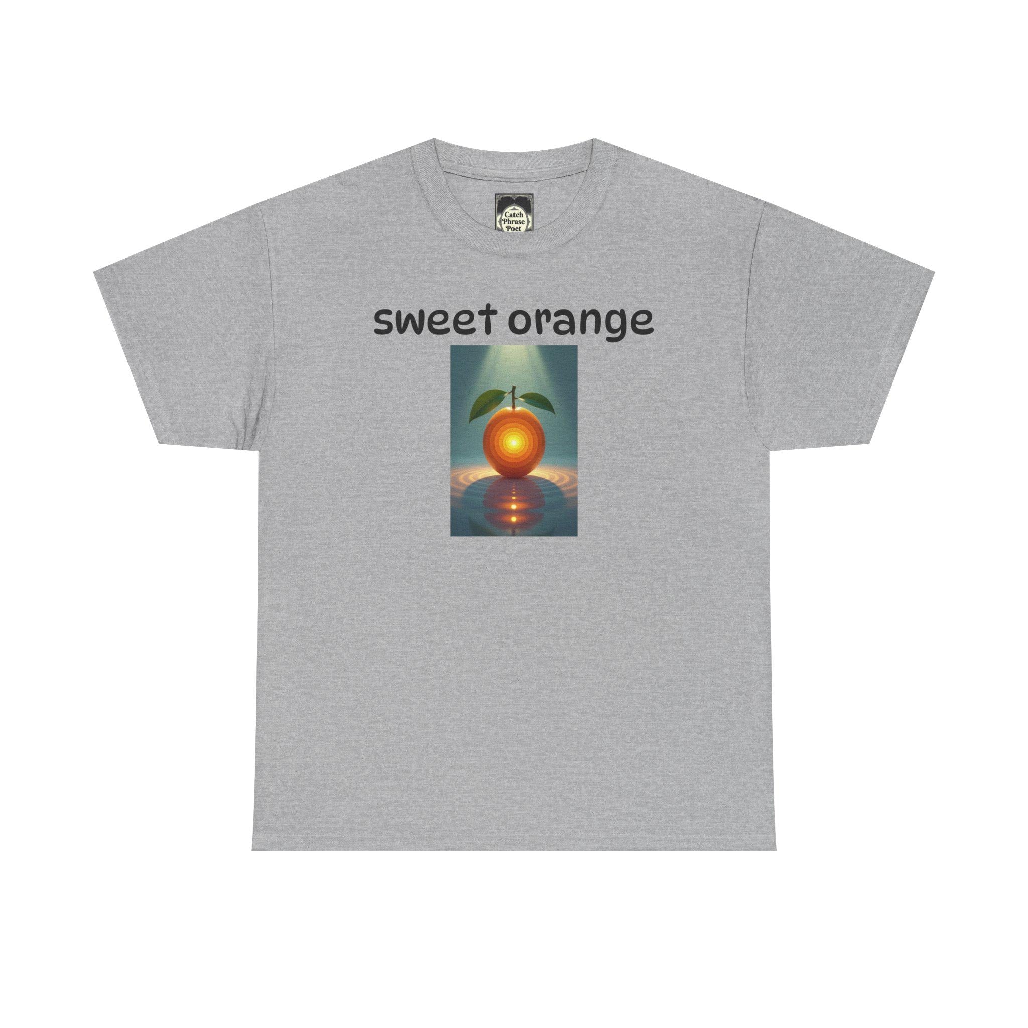 Sweet Orange Graphic Tee: Unisex Heavy Cotton T-Shirt